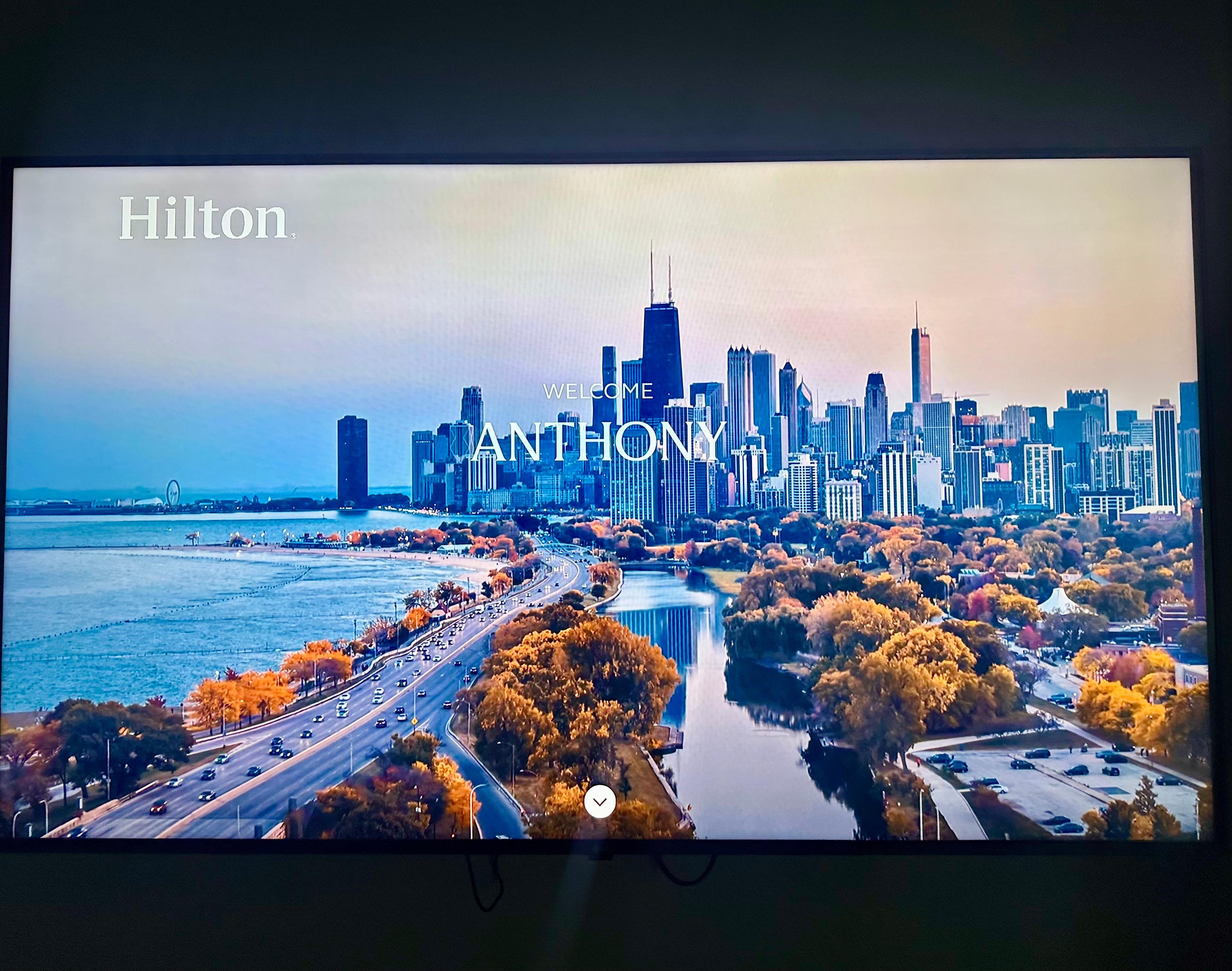 Loved the Welcome message