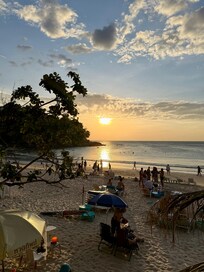 The beach 200 meters from my hotel room
