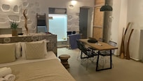 Inside the apartment