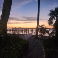 Sunrise from back slider.