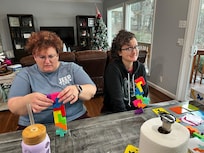 Family games were fun too.