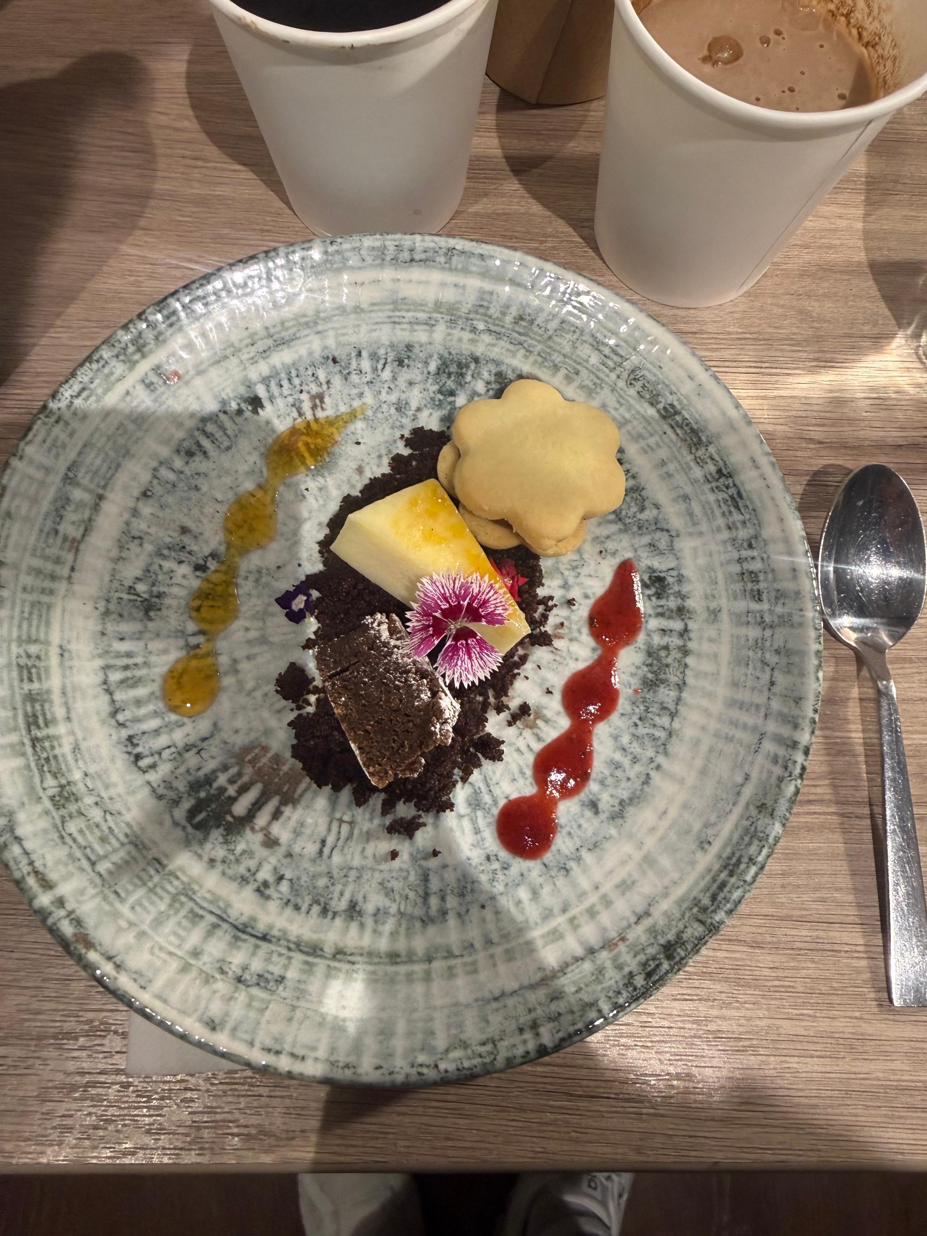 Free Room Service Dessert from hotel staff