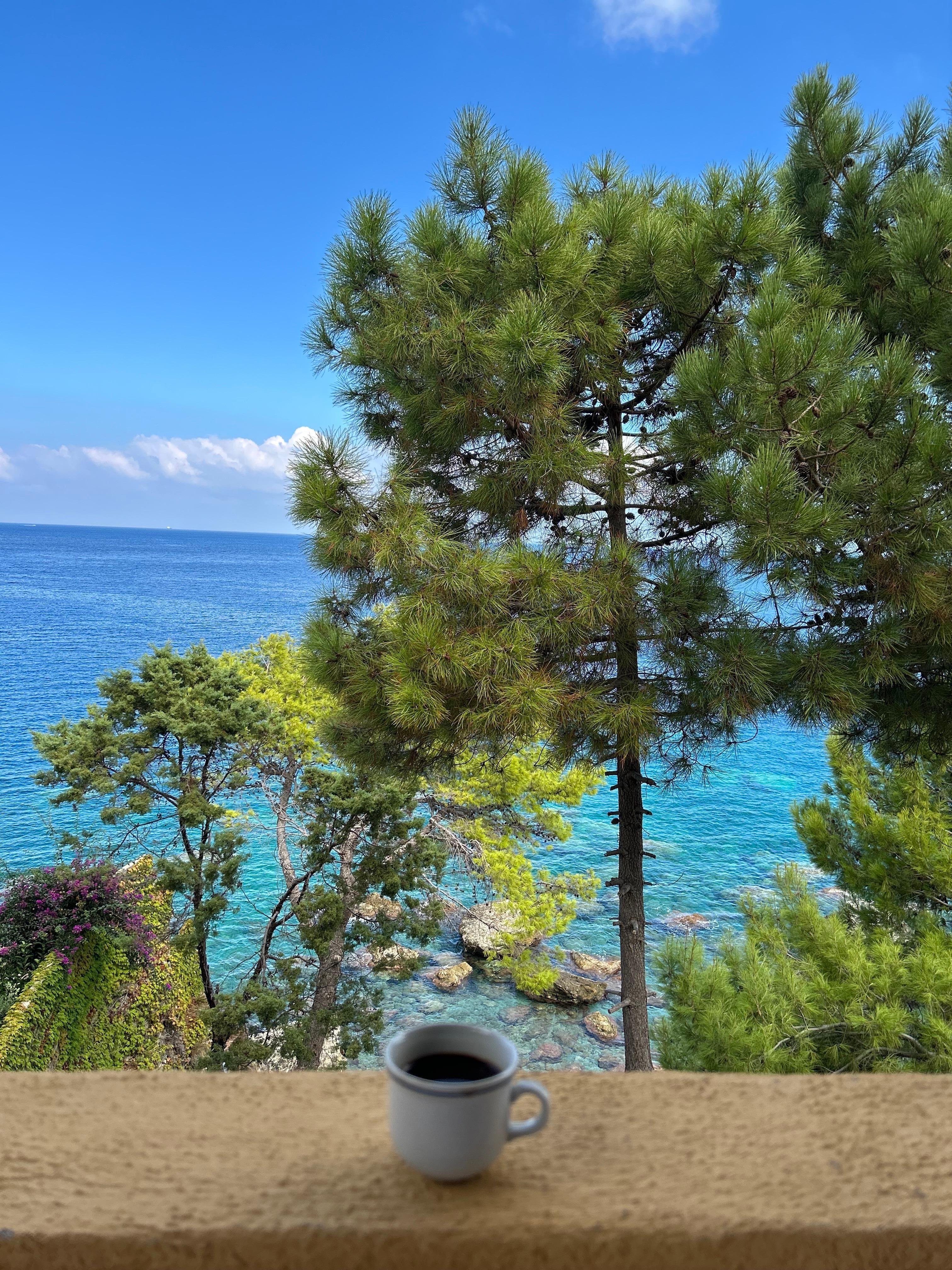 View from upper patio.