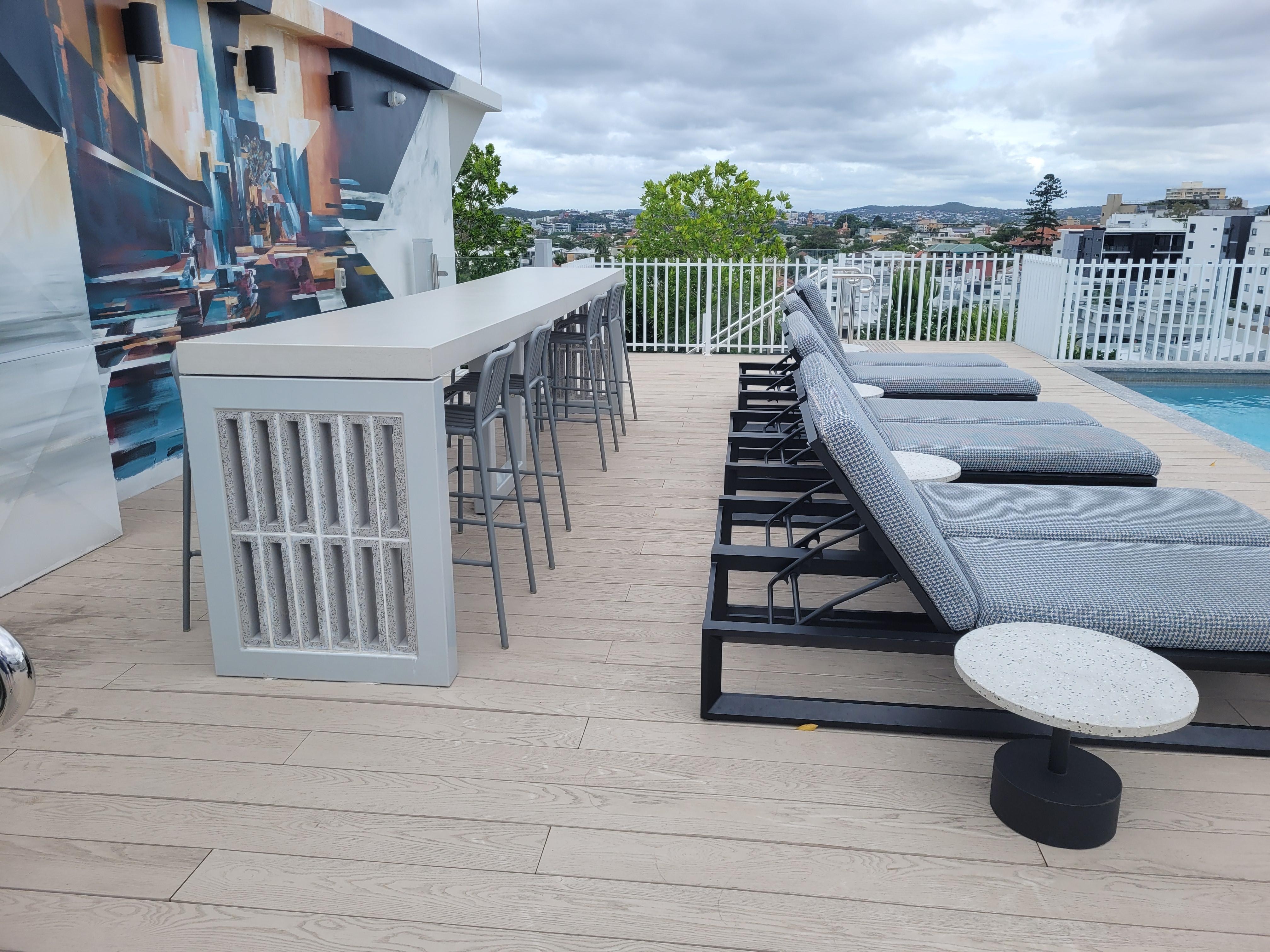 Area to relax and chill and eat food