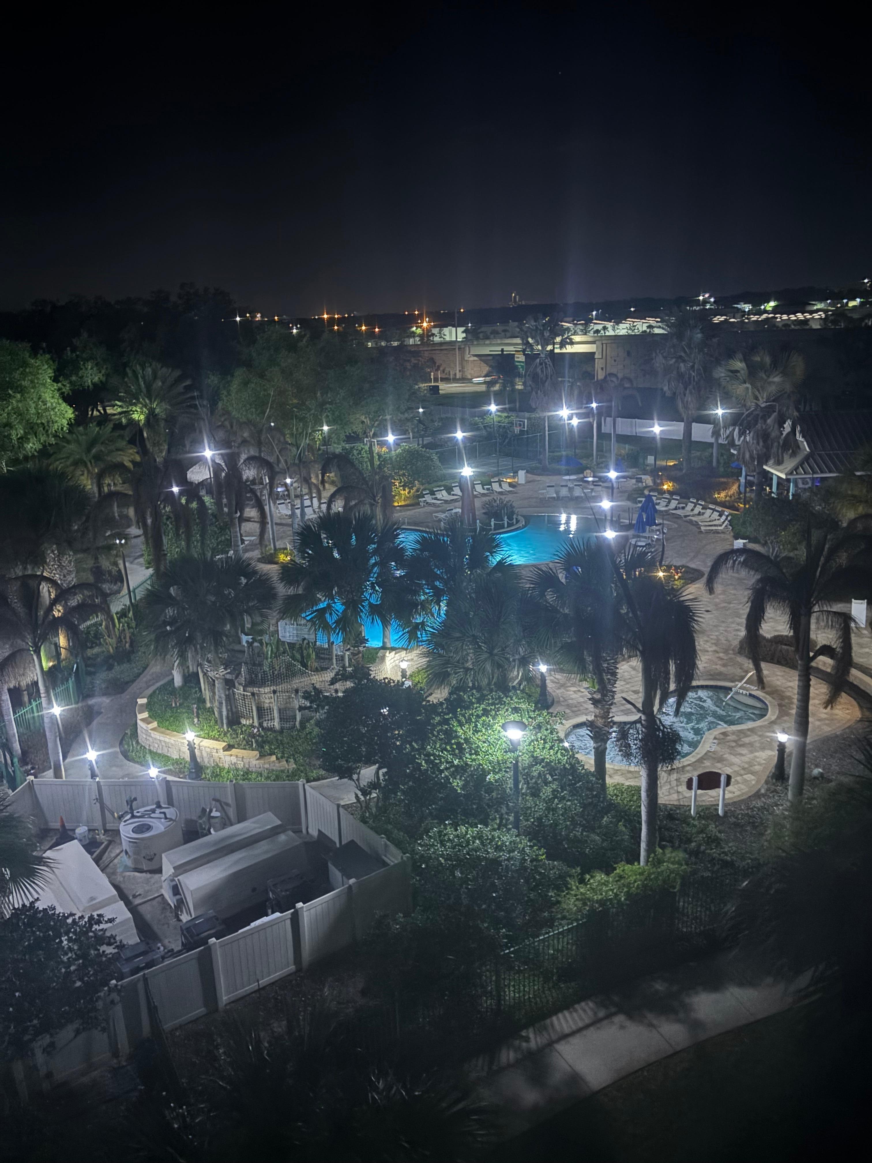 View from the balcony 