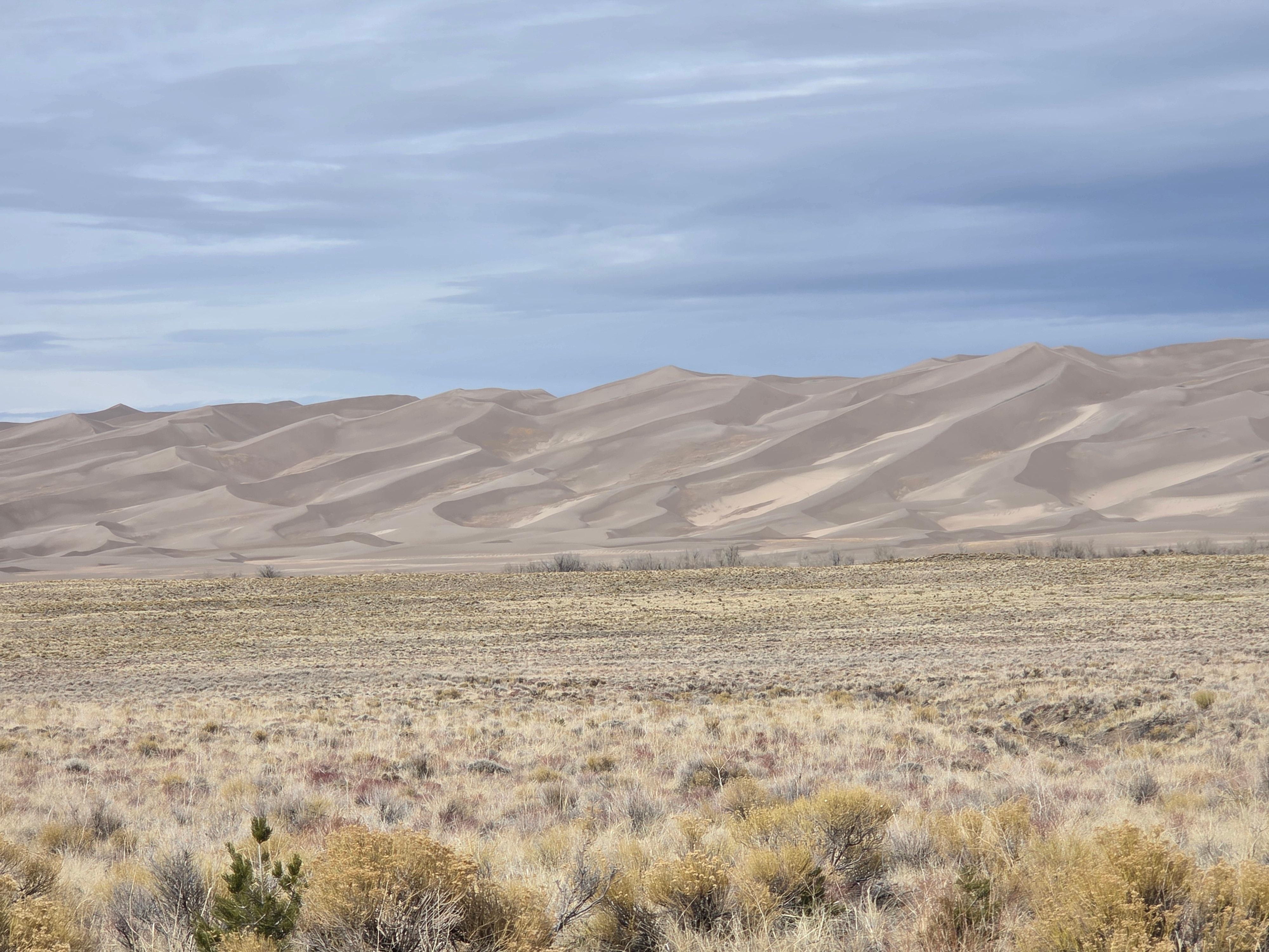 Great sand dunes approach.
