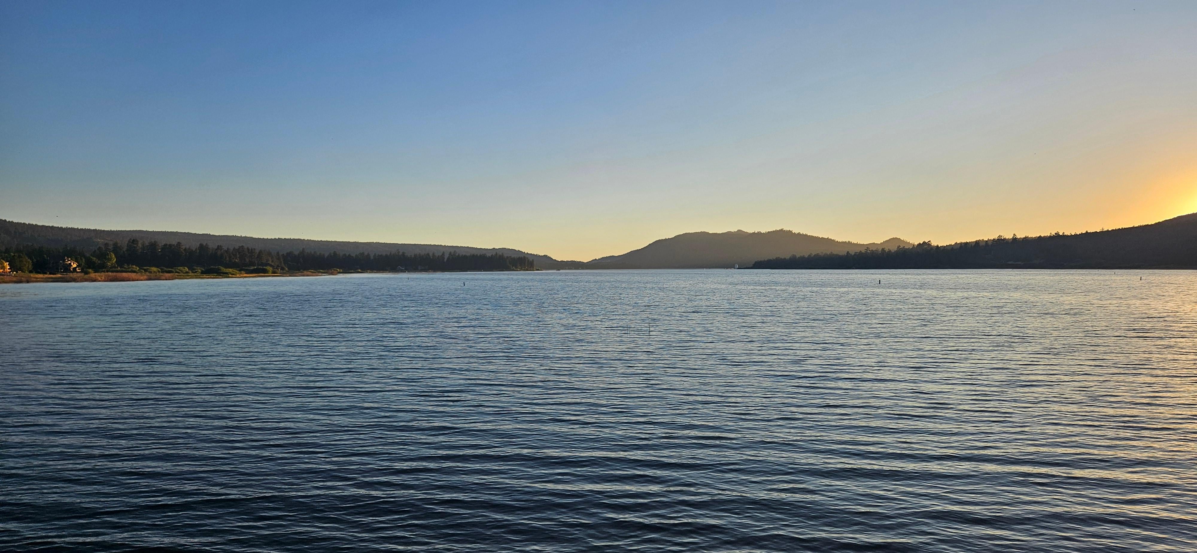 Sunset on Big Bear Lake