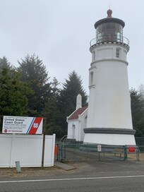 Umpqua lighthouse minutes from Winchester Bay.