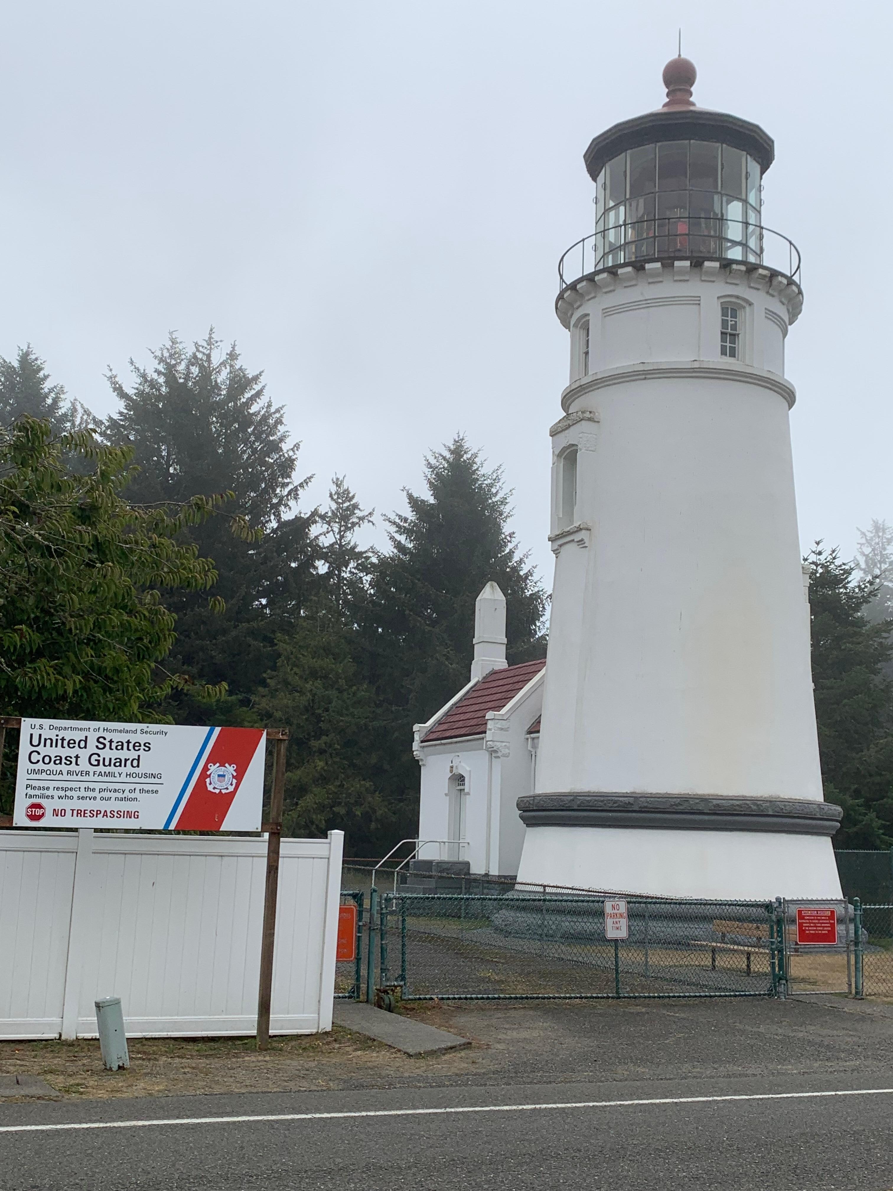 Umpqua lighthouse  minutes from Winchester Bay.   