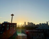 Morning Sunrise Over Seattle