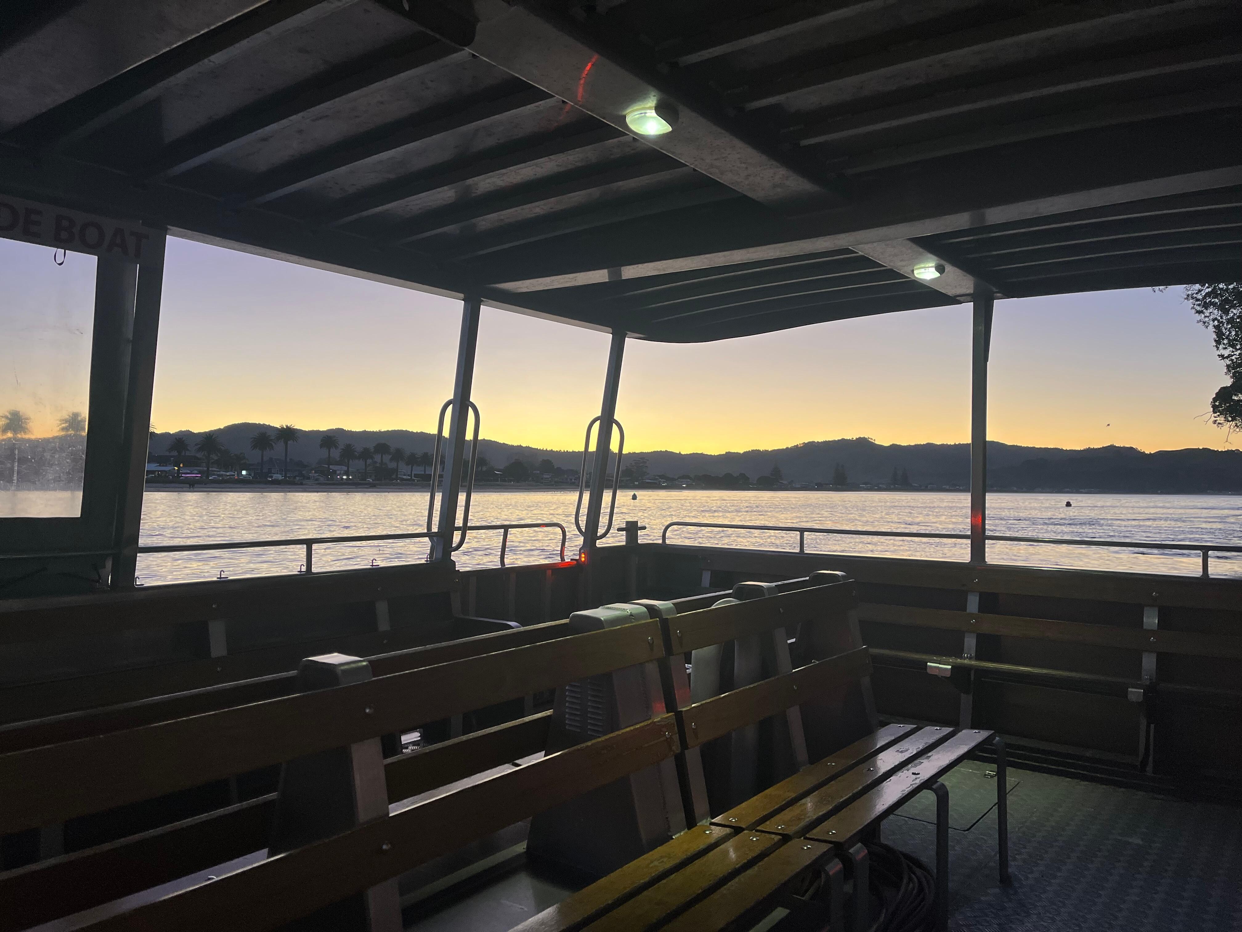Ferry across to Whitianga 