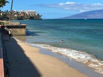 Great beach right out front where you can keep your eye on the kids.