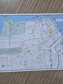 This map shows how close to everything the hotel is