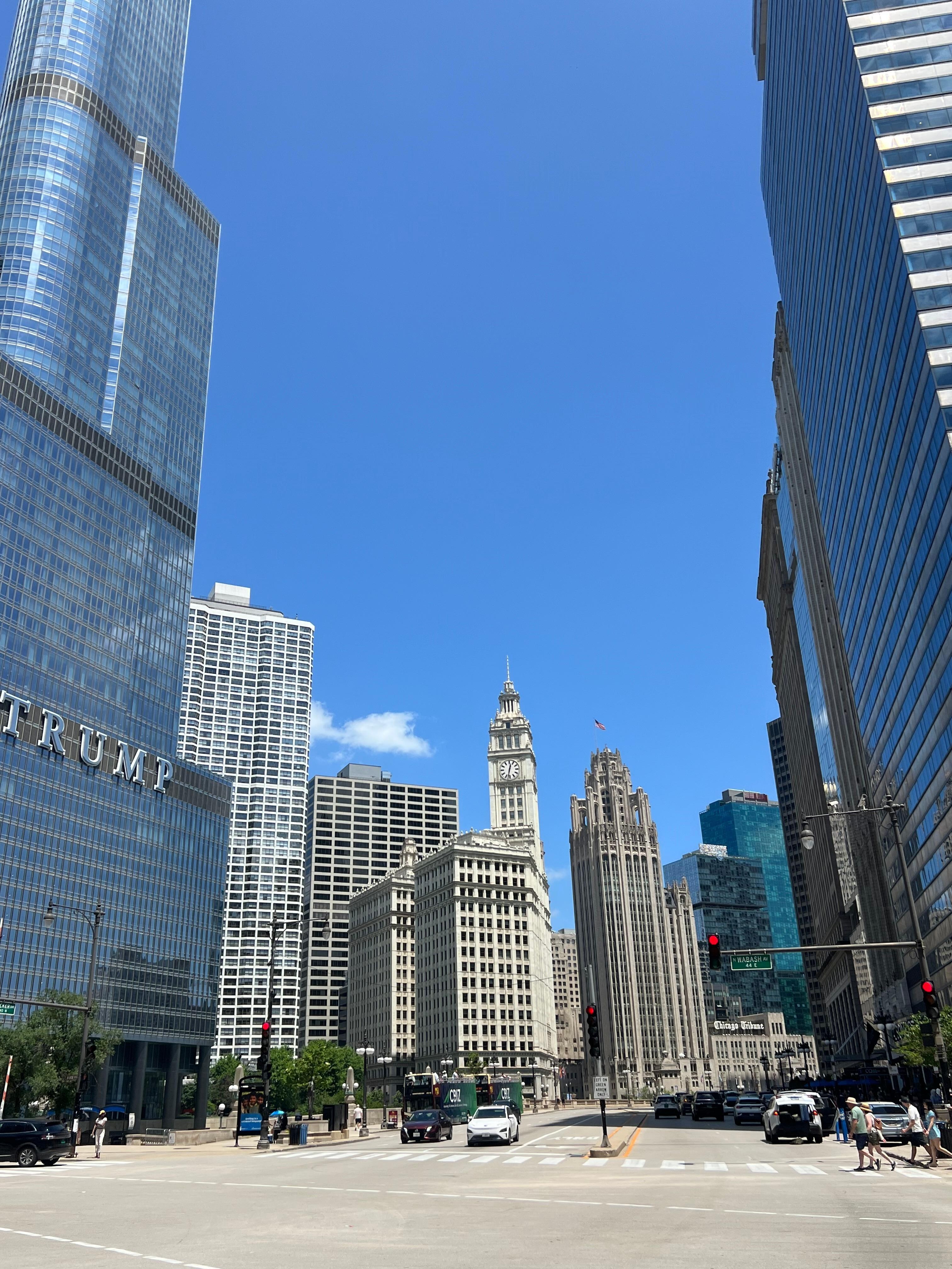 Magnificent Mile from the south 