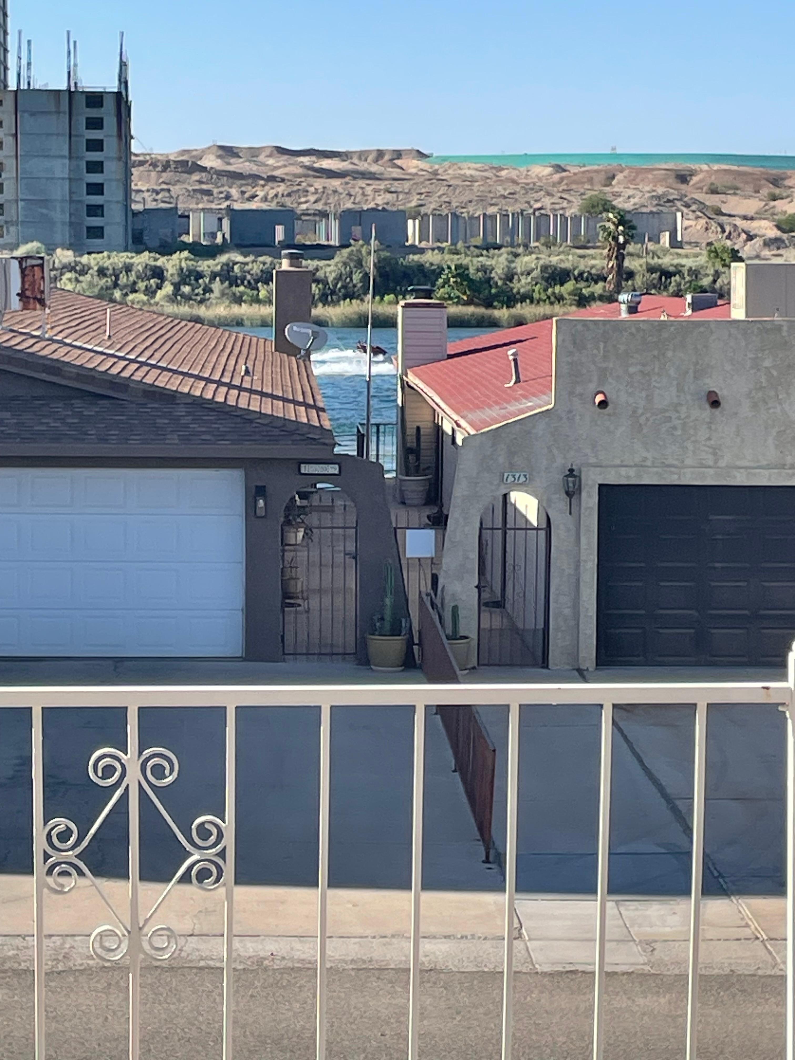 View from the patio..