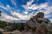 Sunrise on the property