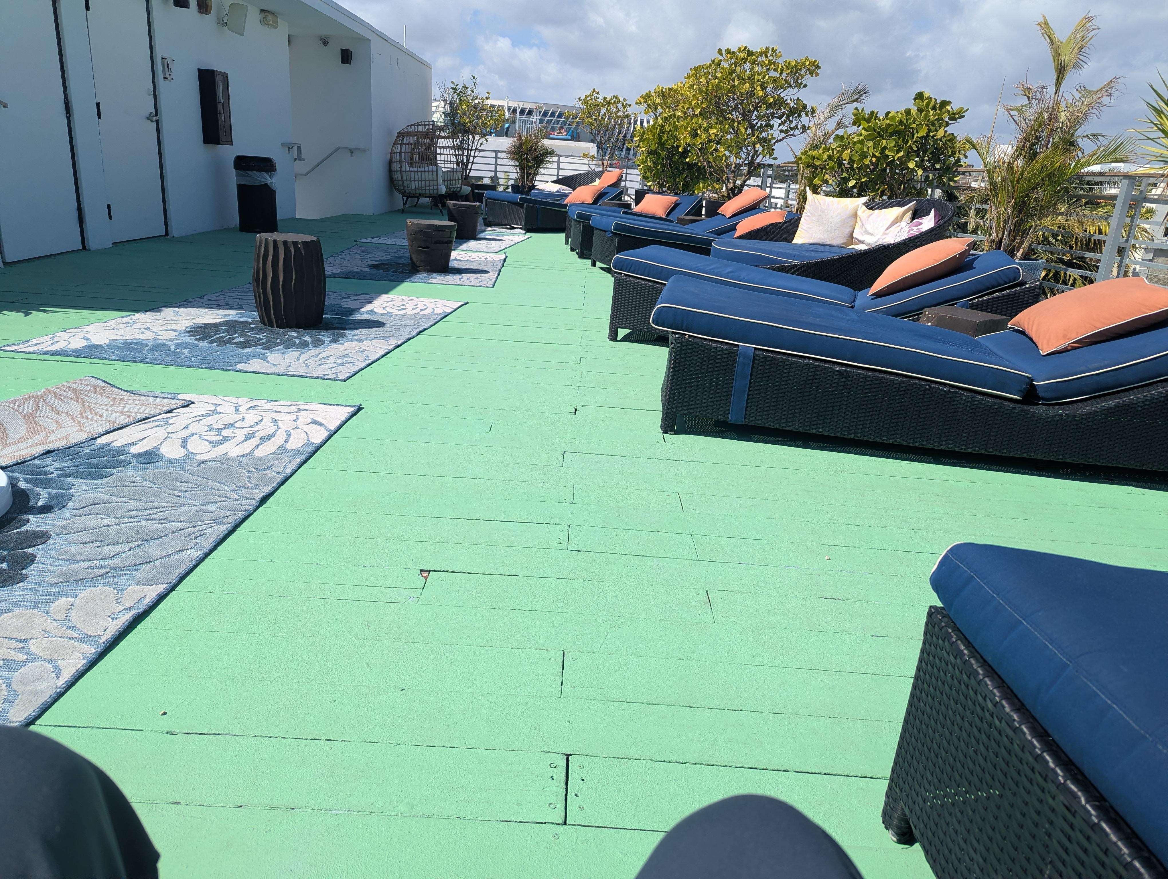 Rooftop of 1 of 3 buildings on sight