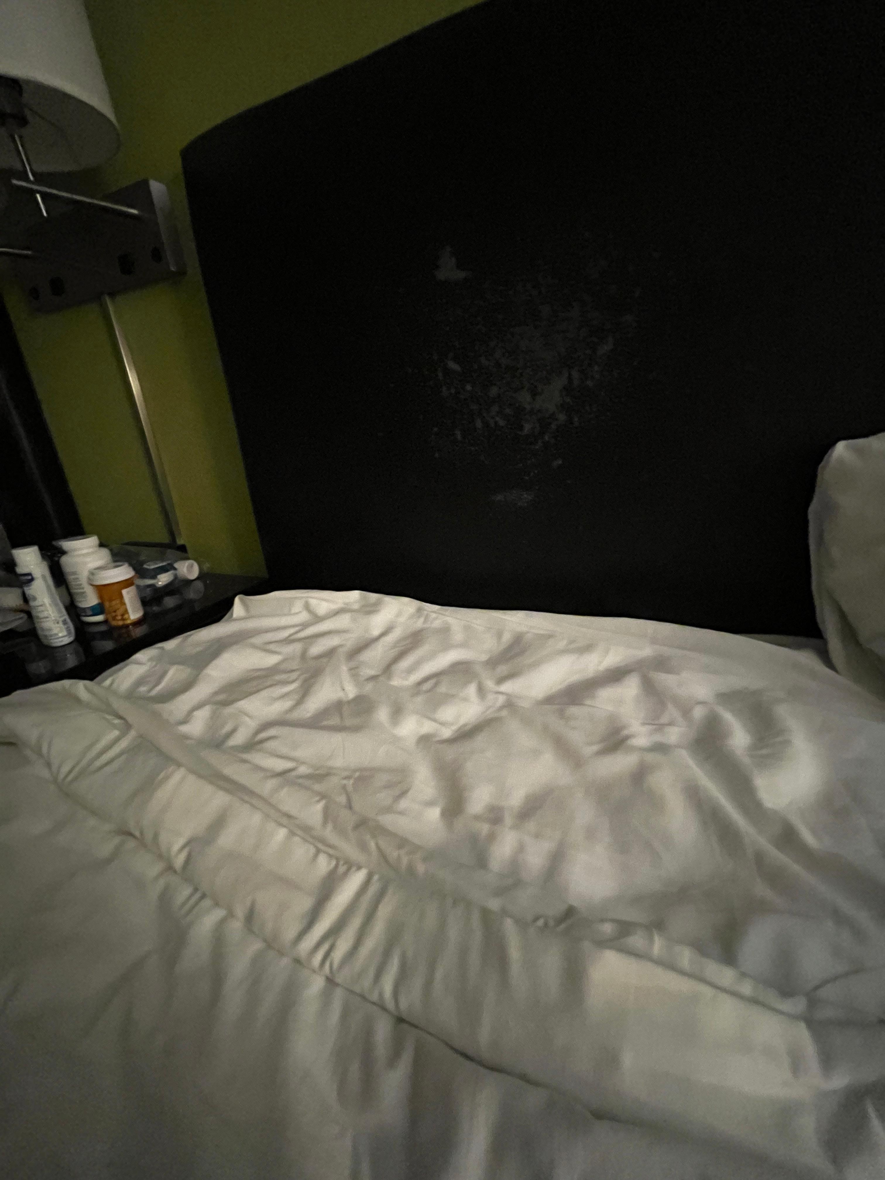 Head board was peeled