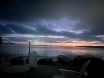 The sun set was awesome