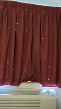 Curtains with holes