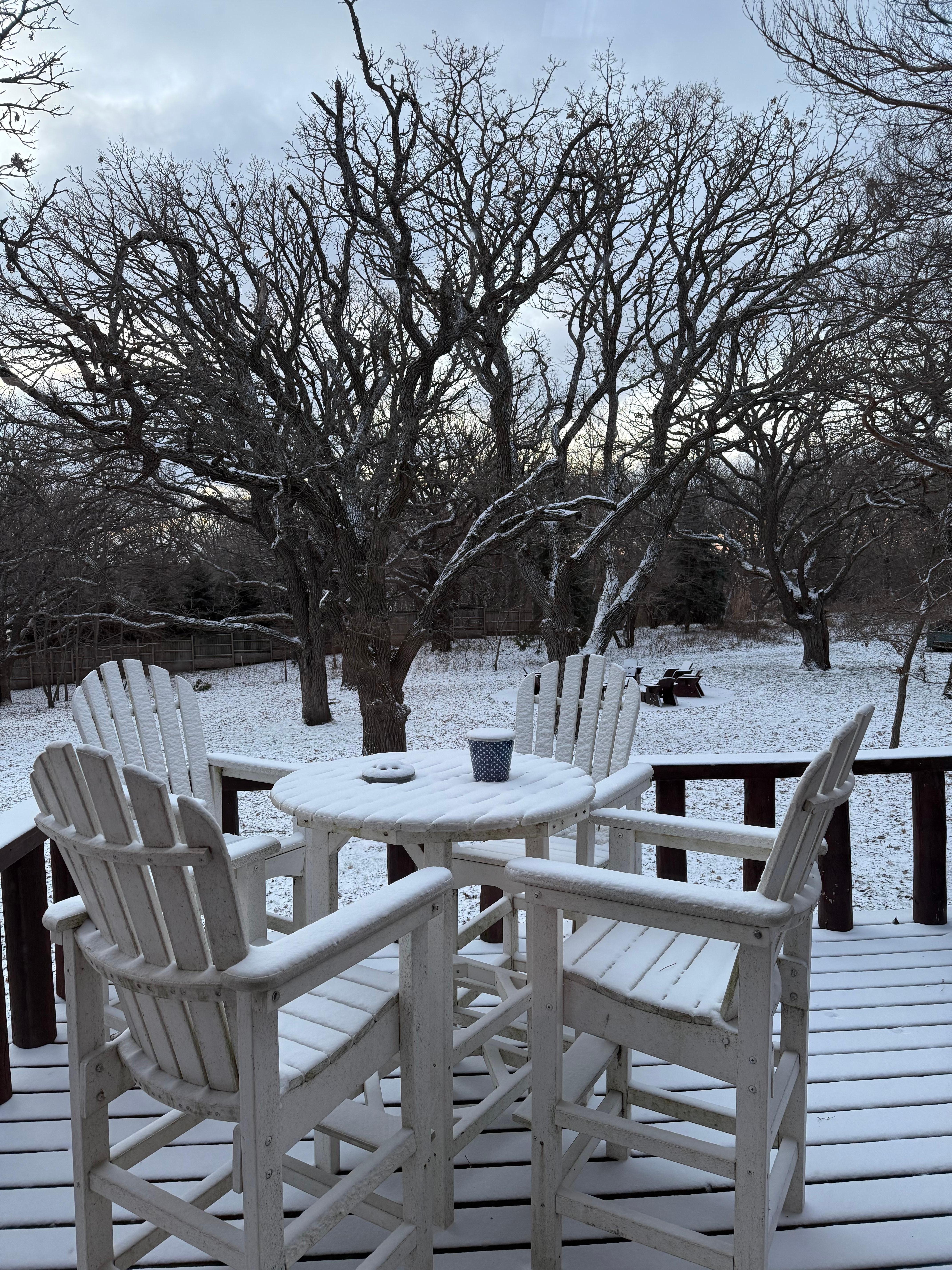 We had a white Thanksgiving 