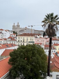 Terrace looking up the hill towards St. Vincent.