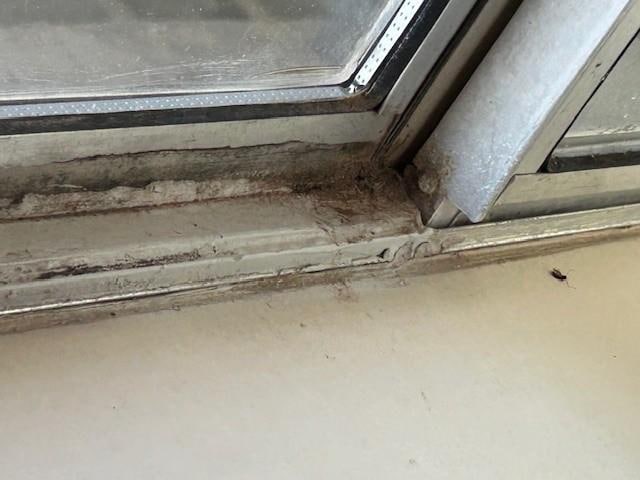 Another view of the window; not just one spot but across the width.