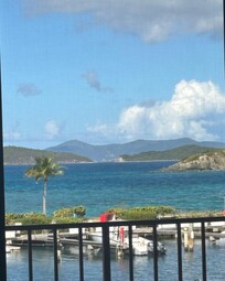 From the balcony of the condo.