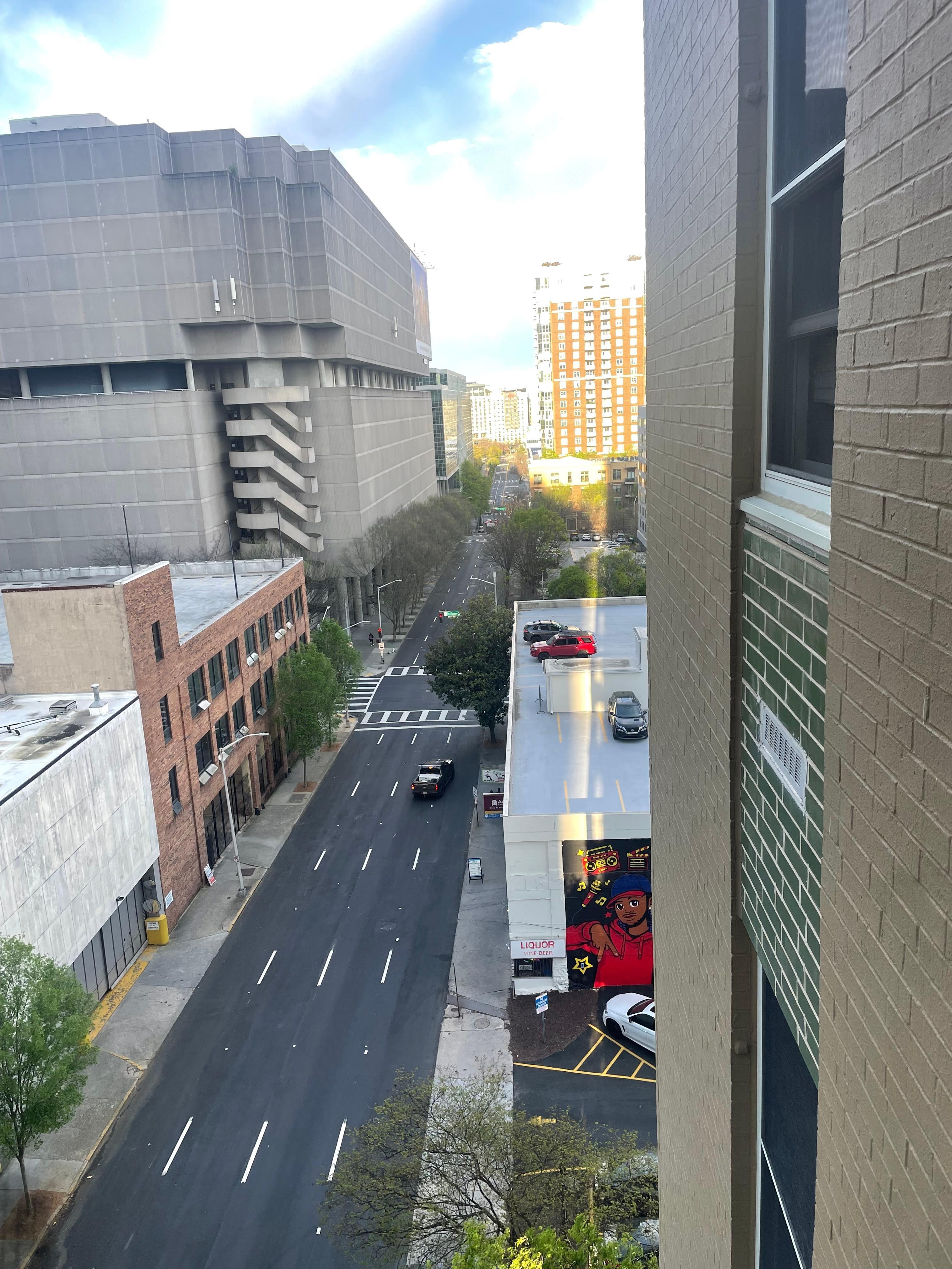 View from balcony of 8N. 