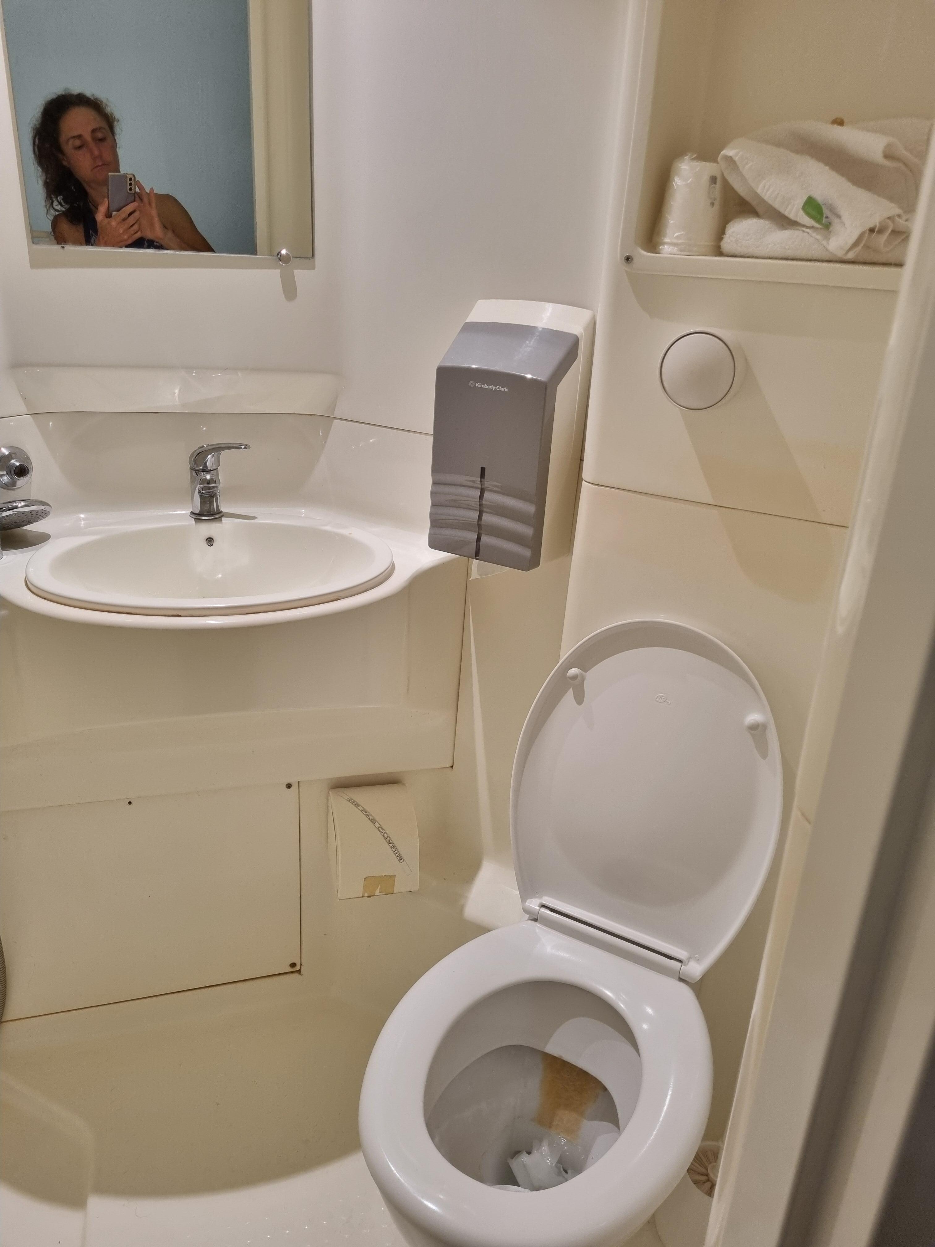 Noter l aspect du wc