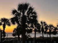 Sunrise view from unit porch
