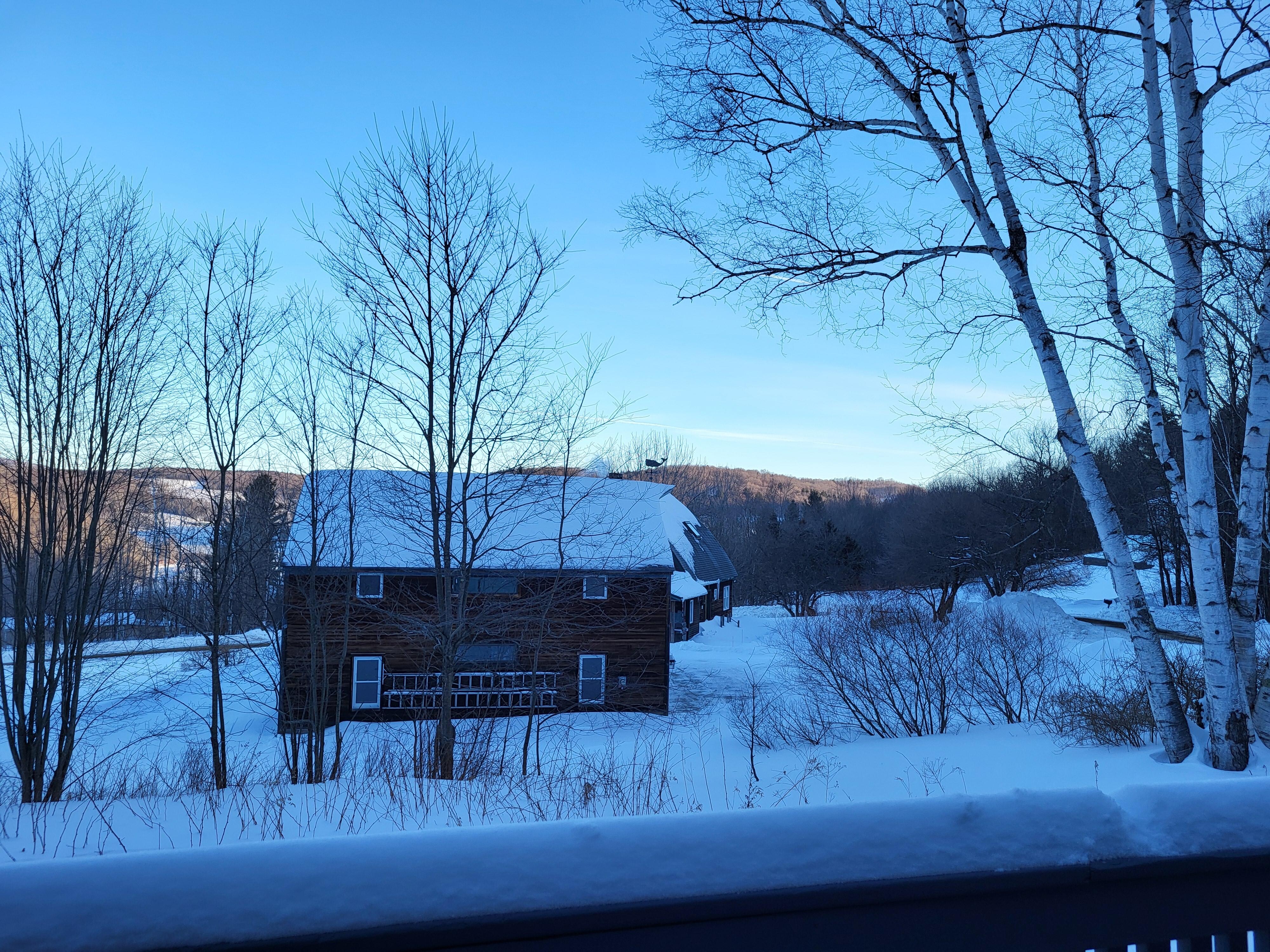 Classic Vermont view from the front porch 