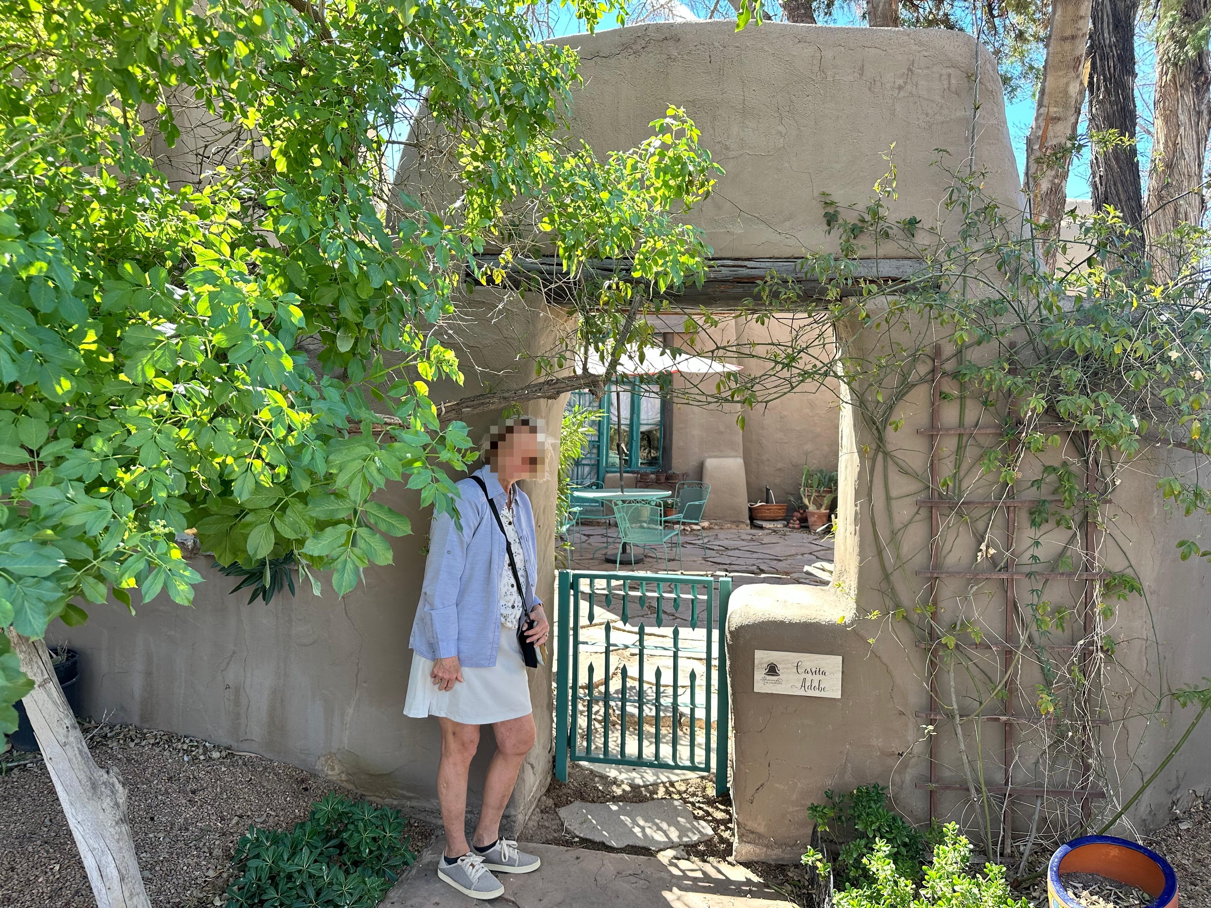 We enjoyed relaxing on the private patio. 