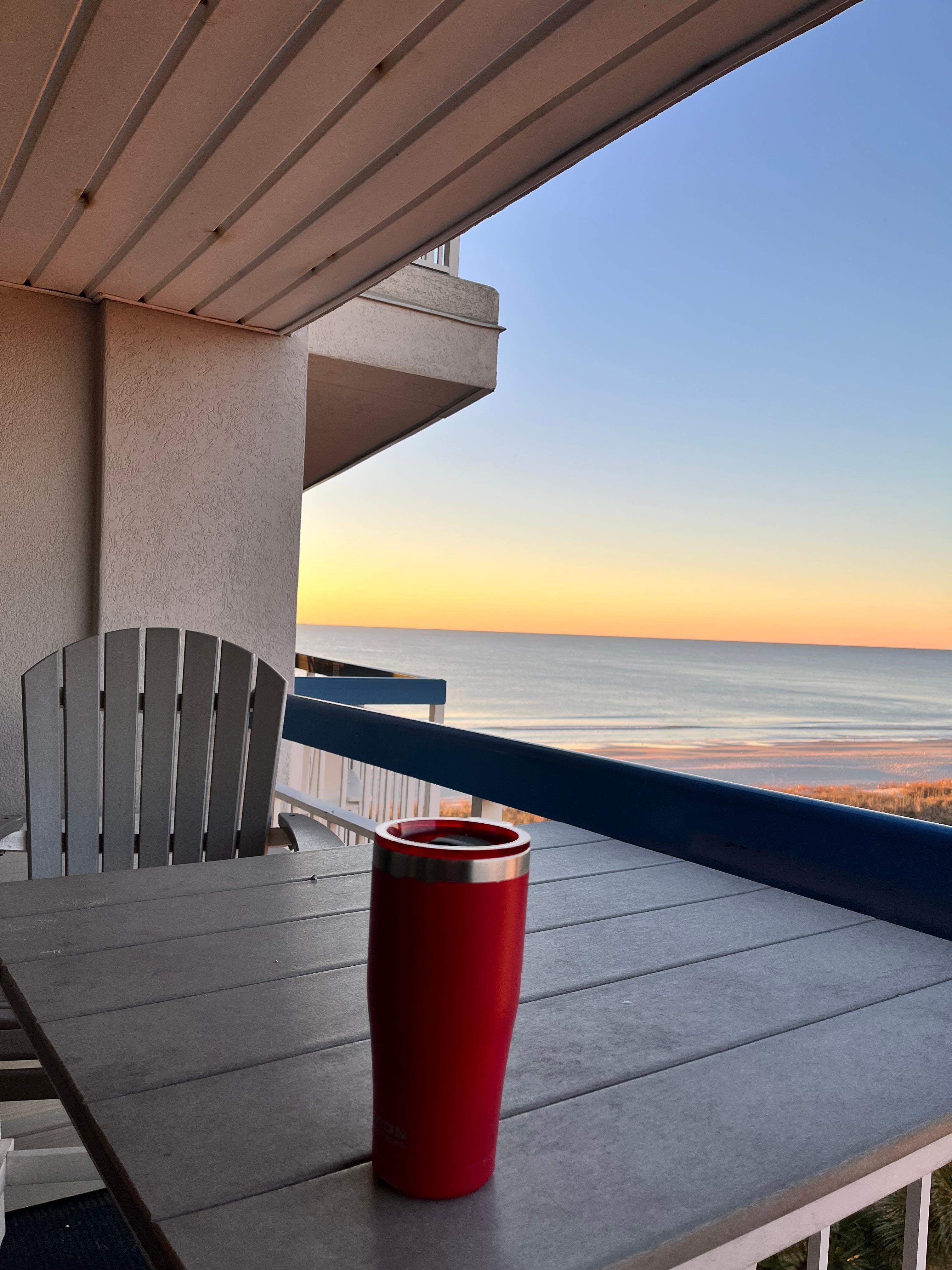 Coffee with a view, yes please 