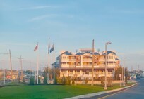 View of hotel from highway