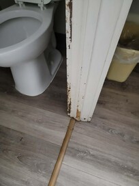 Wood work damaged