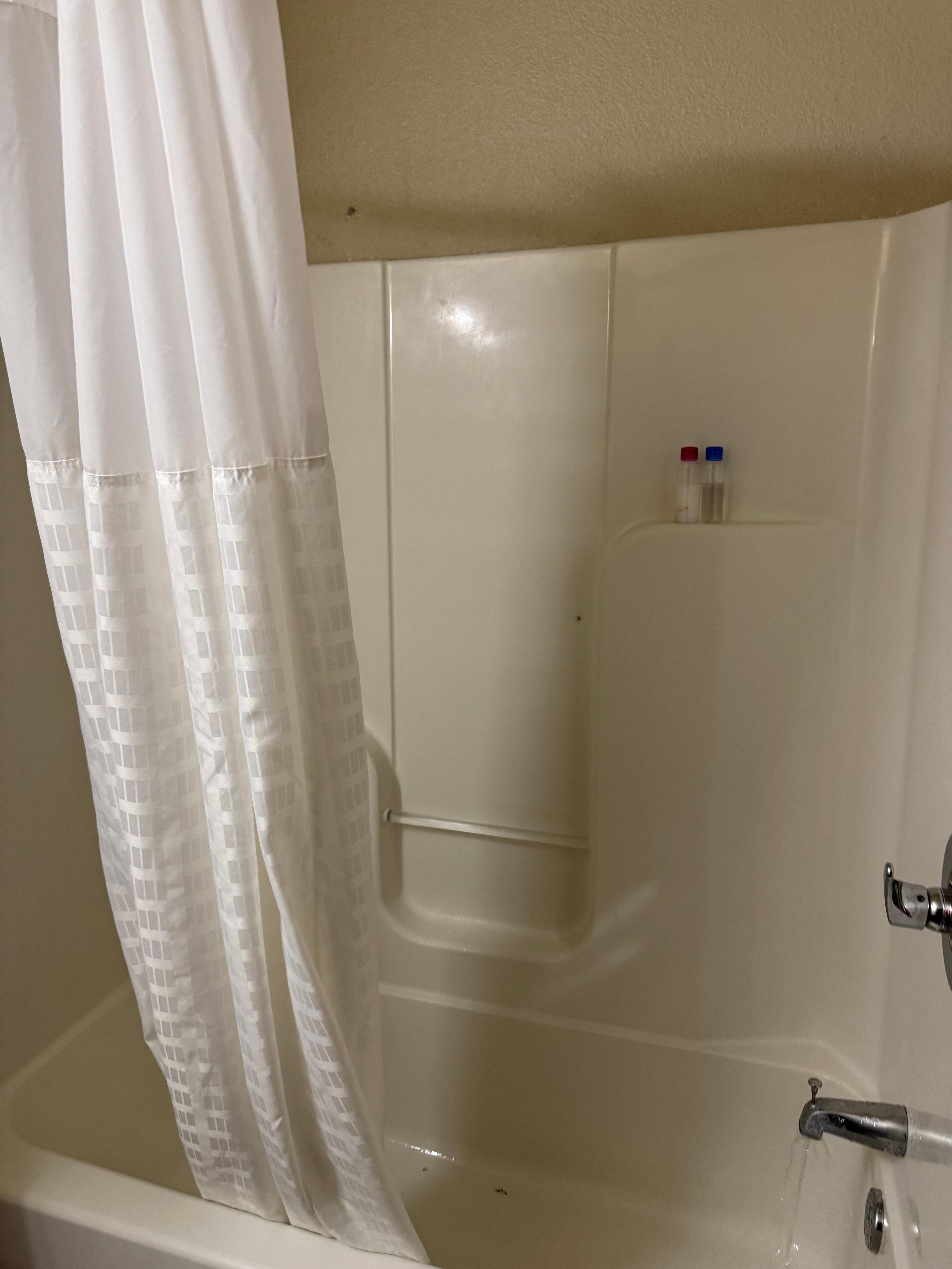 Burn holes in the shower