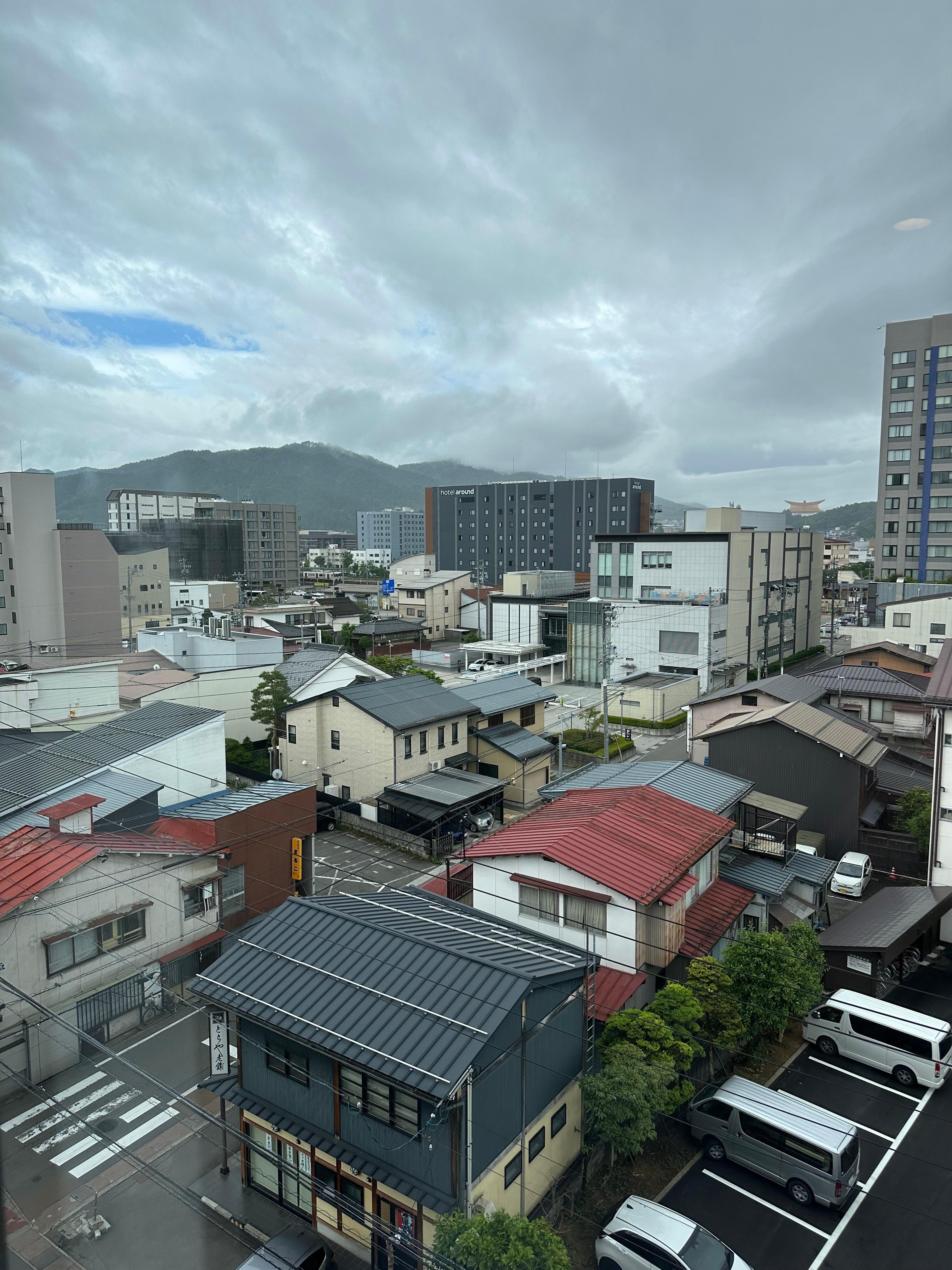 窓から見える景色