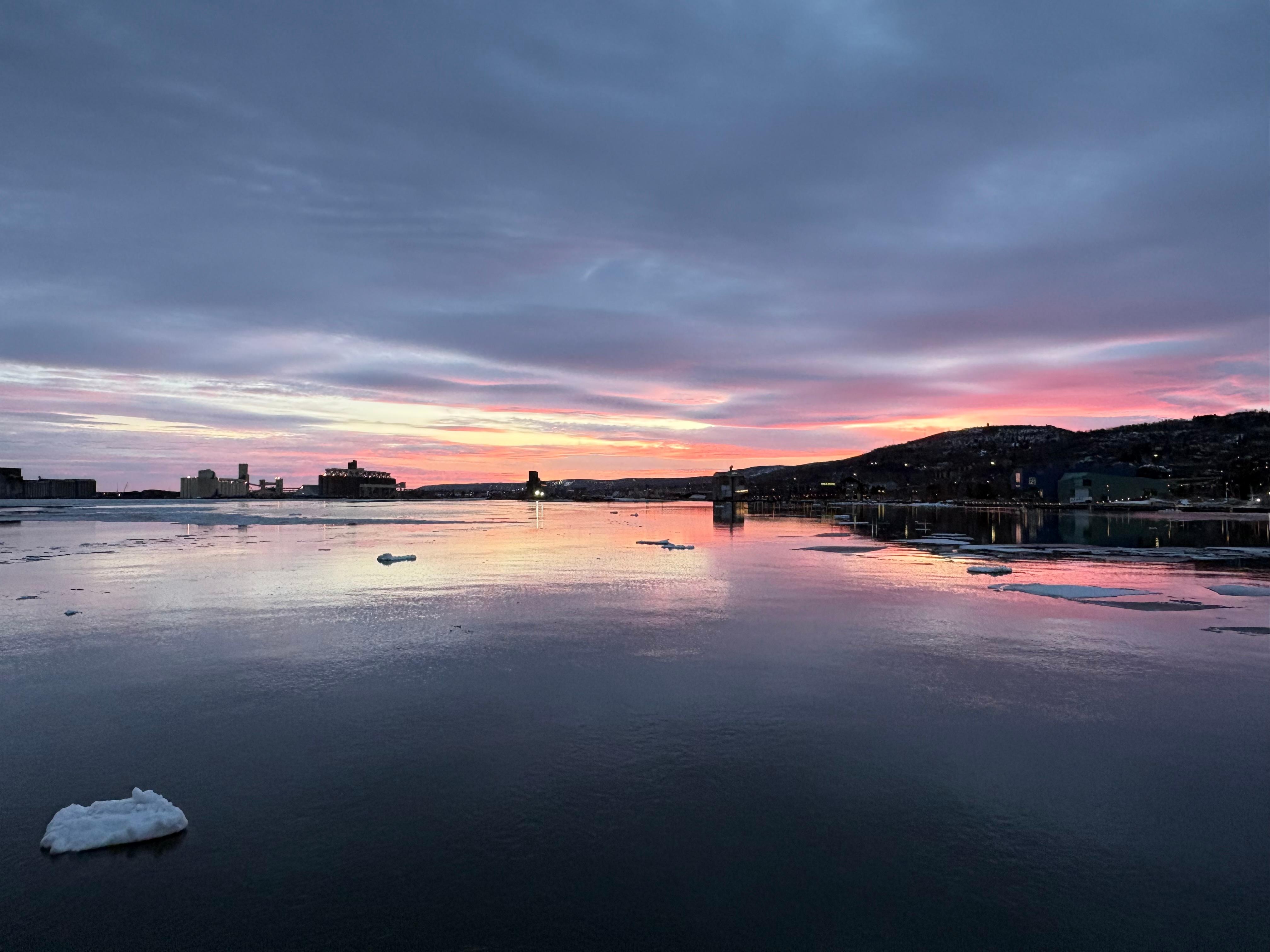 Sunset from room 701