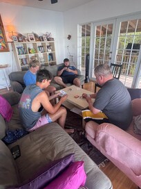 Family rummy night.