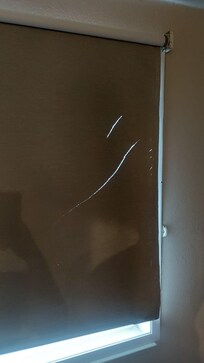 This is the roller blind in my room.