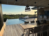 Blick vom Essbereich aus.