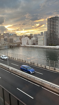 View of river from room
