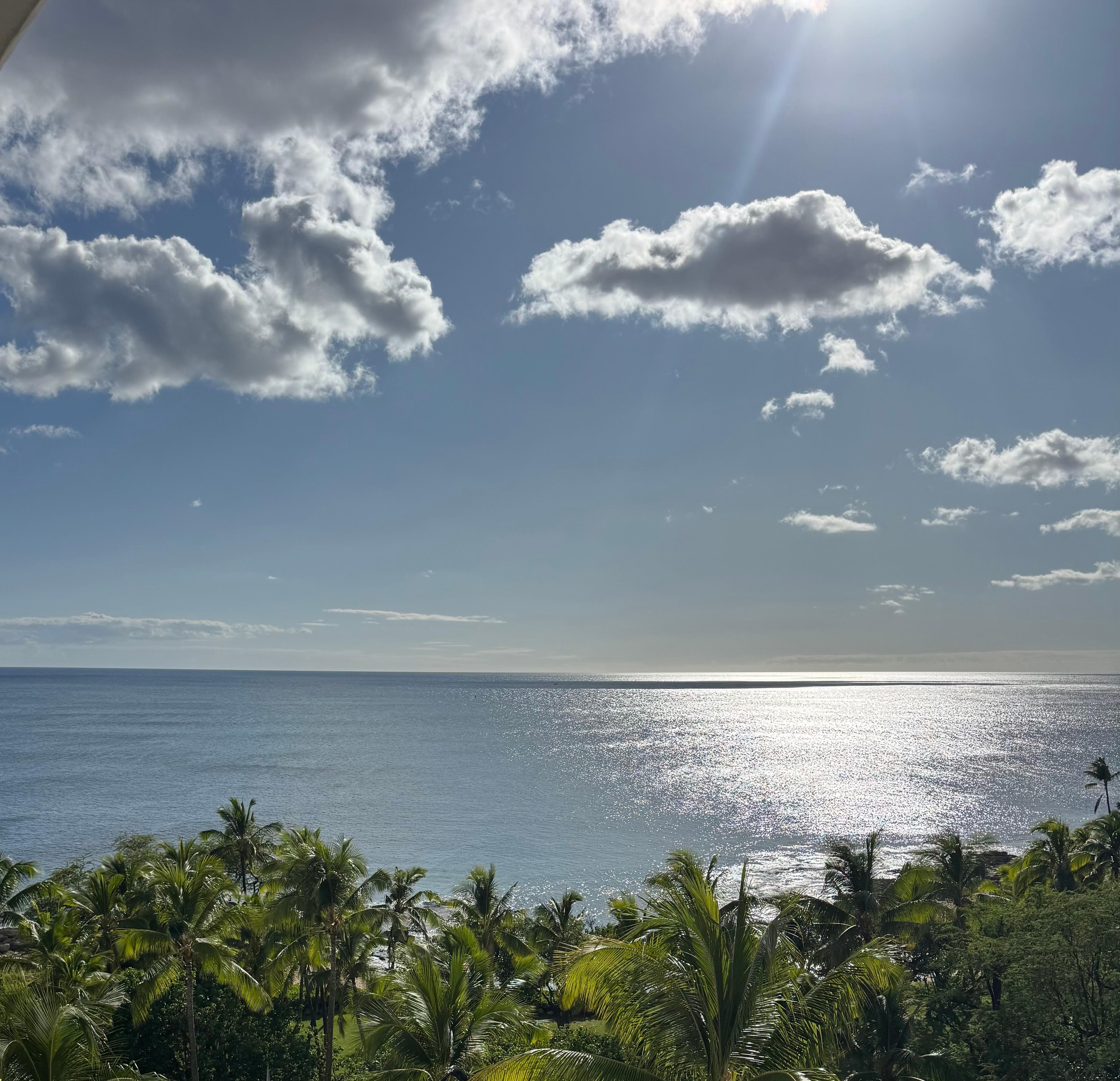 View from our room.