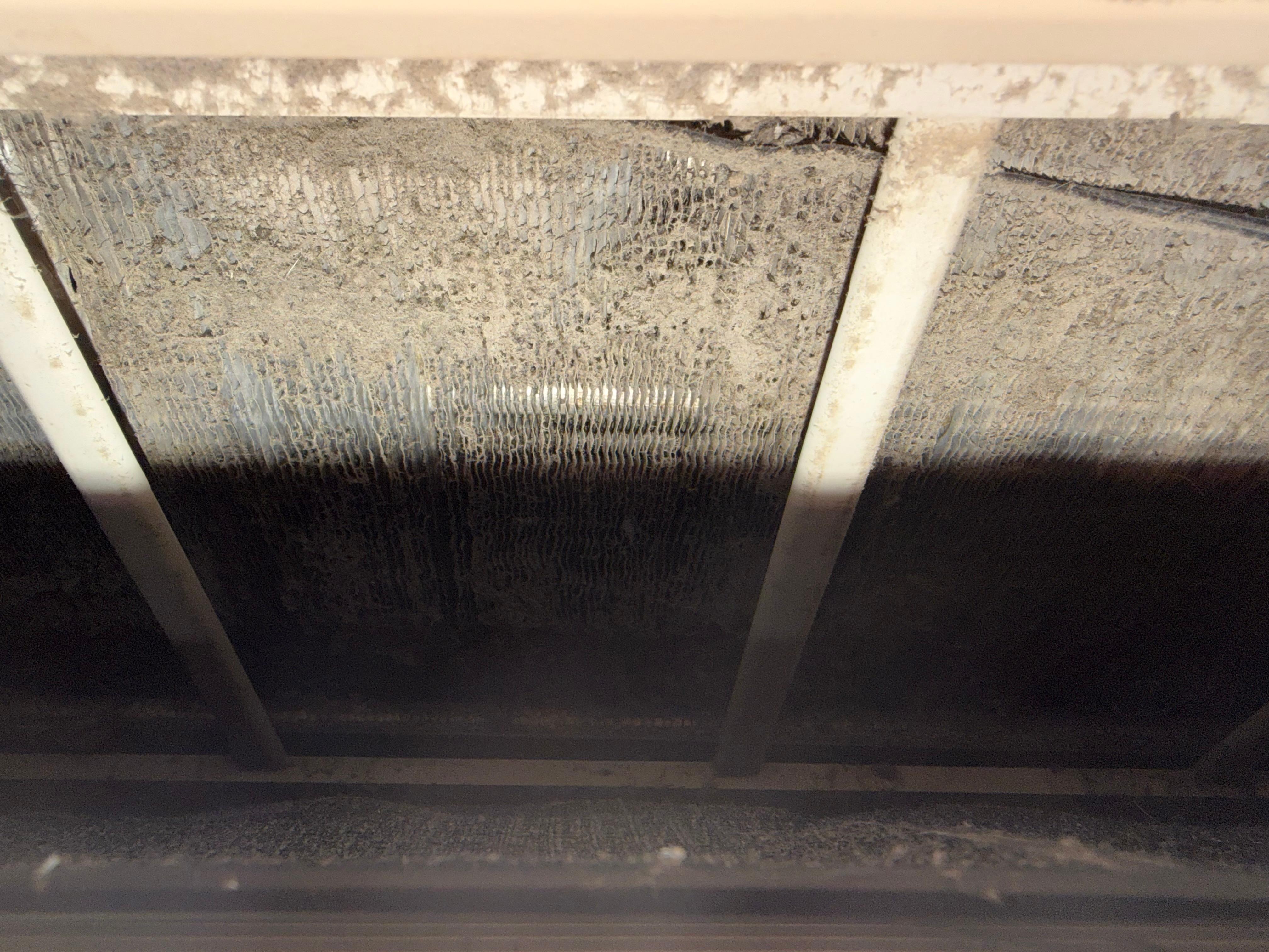 AC coils filthy causing ac not to work well