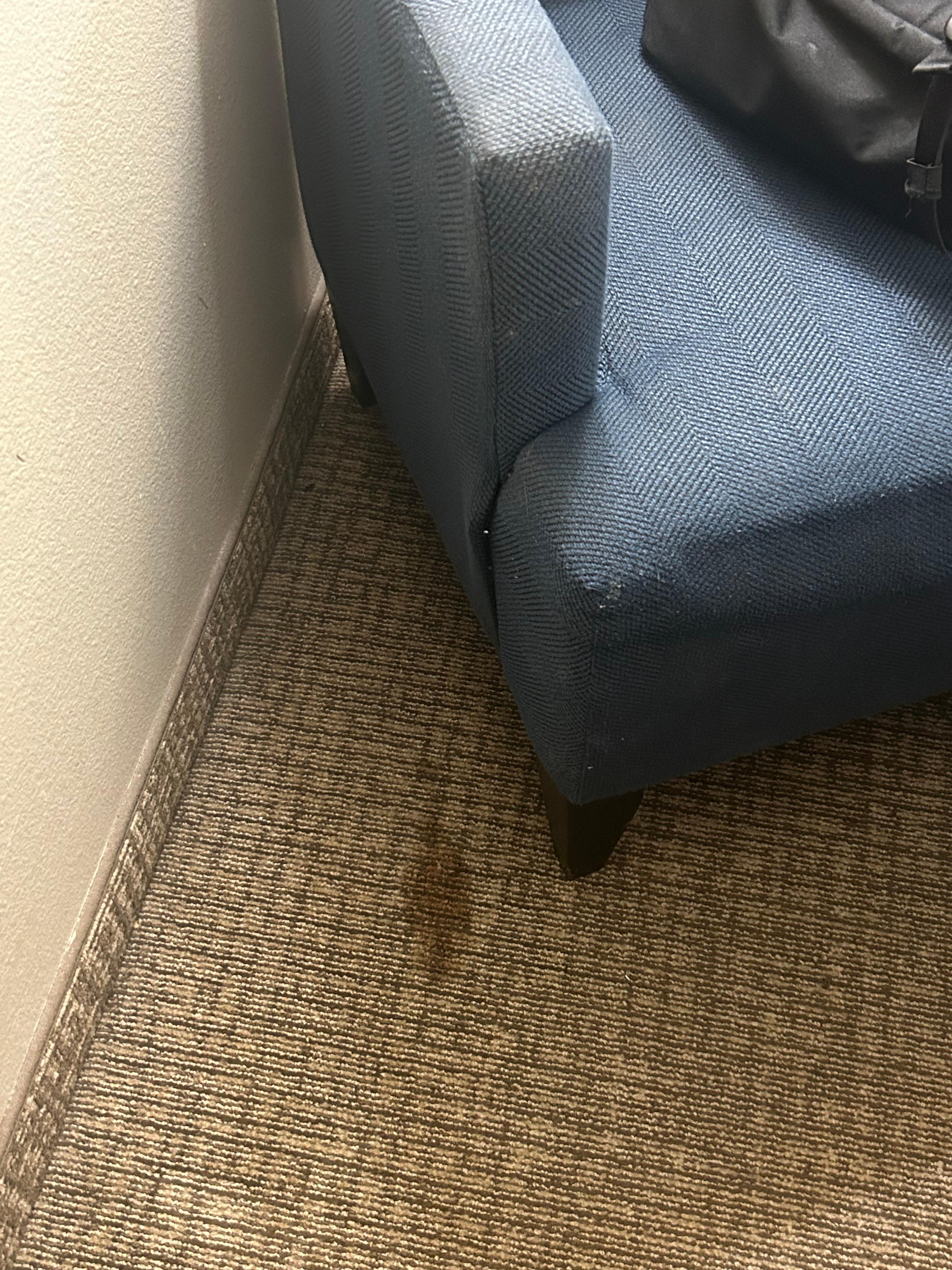 Blood stain in room 310. 