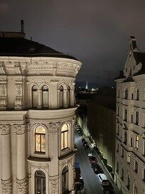 View from room at night