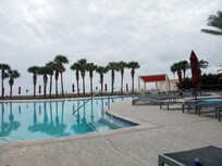 The pool from our seats at the pool .