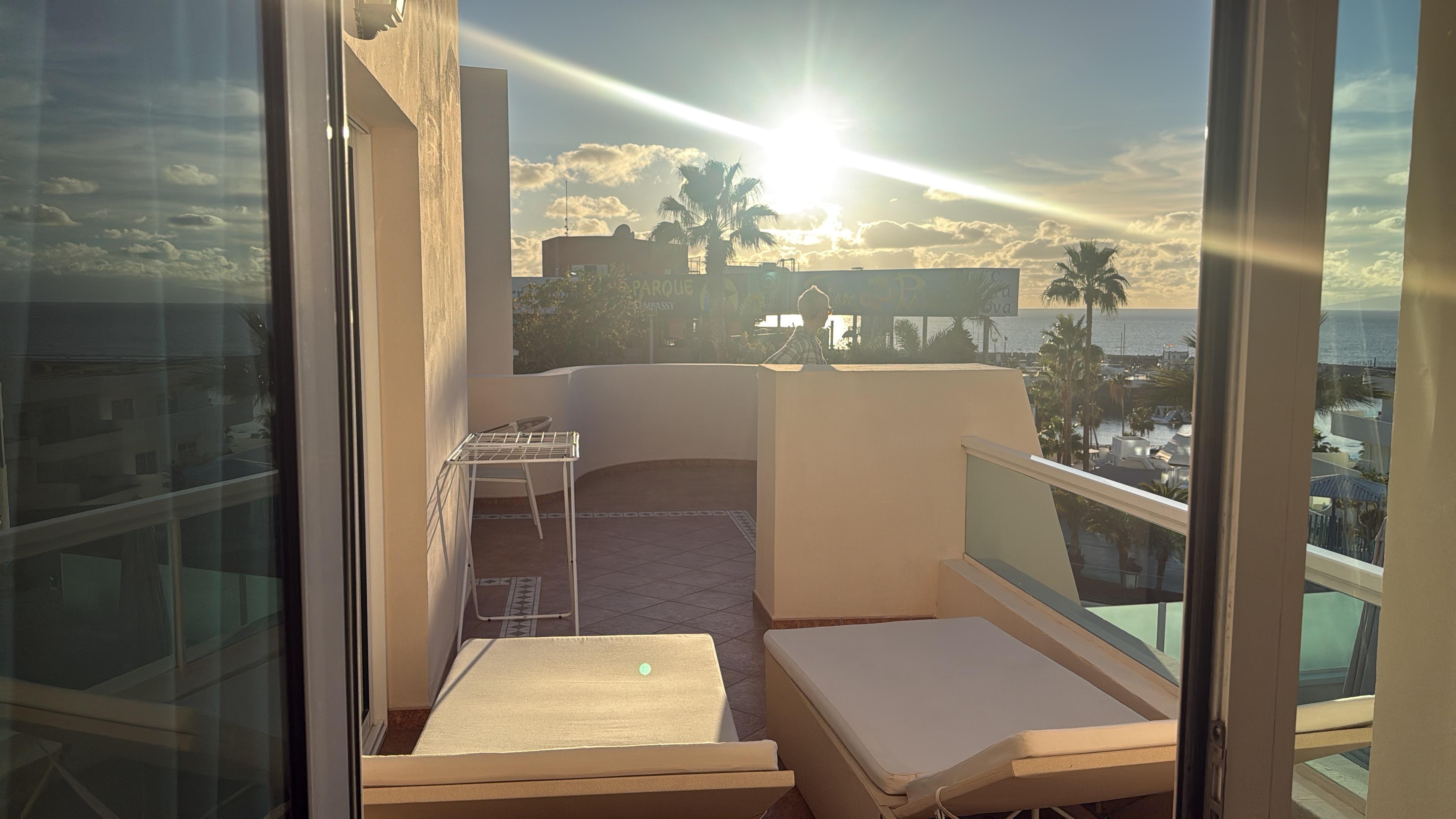 The view from the balcony 😎