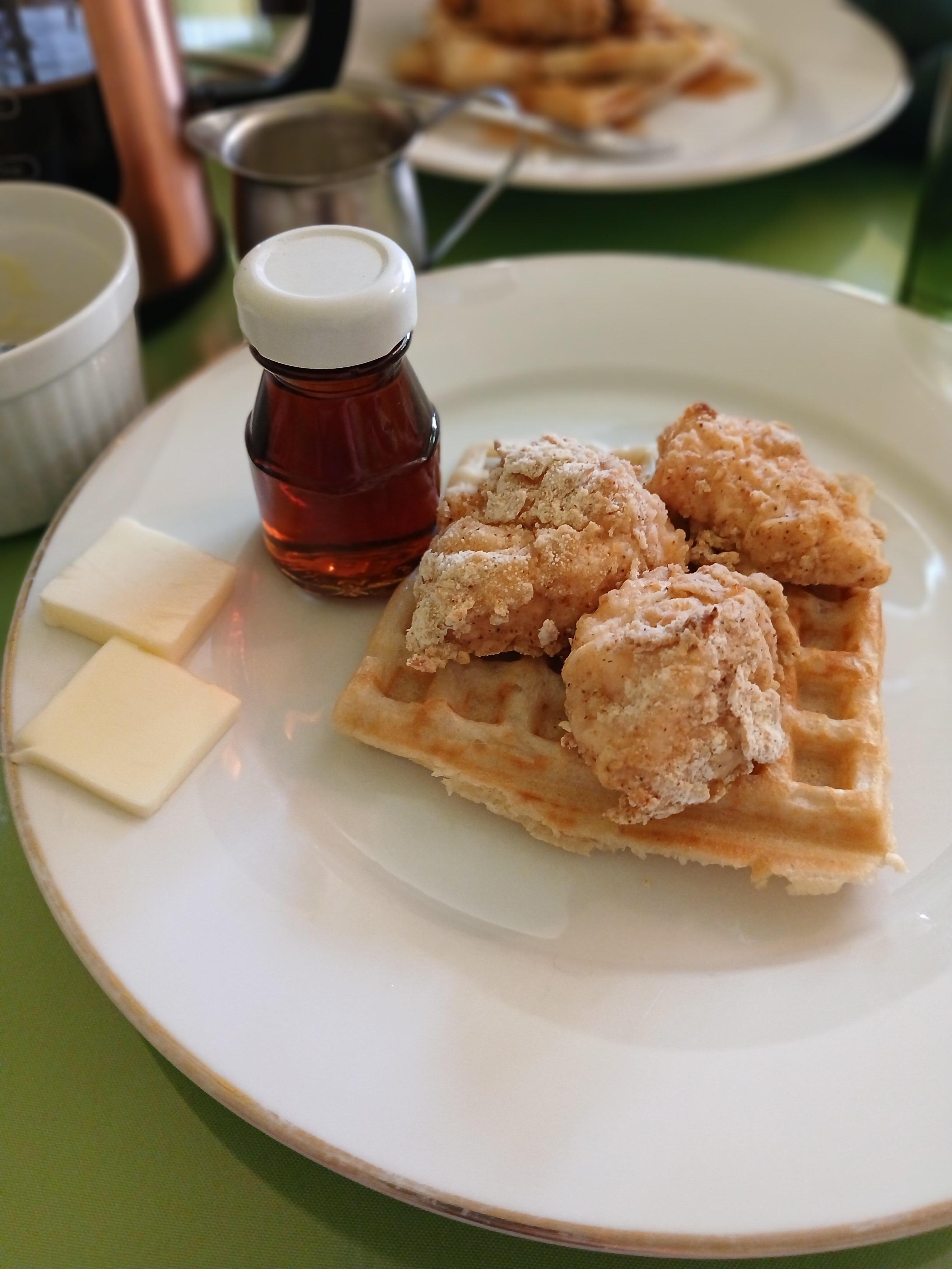 Fom scratch chicken and waffles 